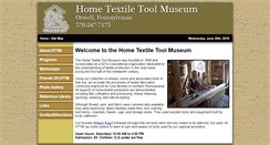 Desktop Screenshot of hometextiletoolmuseum.org